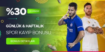 Betkanyon %30 Günlük & Haftalık Spor Kayıp Bonusu kayip 30 spor