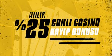 Kolaybet %25 Anlık Canlı Casino Kayıp Bonusu kolaybet bonus 6