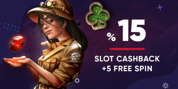 Betovis %15 Slot Cashback + %5 Free Spin betovis bonus 5