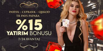 Casinovale %15 Payfix, Cepbank, QR ve Papara Bonusu casinovale bonus 2