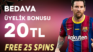Hayalbahis 20 TL Bedava Bonus Veya 25 Free Spin hayalbahis-freebet