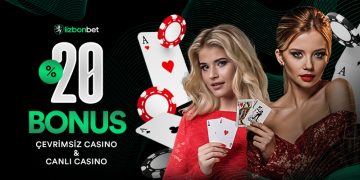 Lizbonbet %20 Çevrimsiz Casino & Canlı Casino Bonusu lizbonbet bonus 2