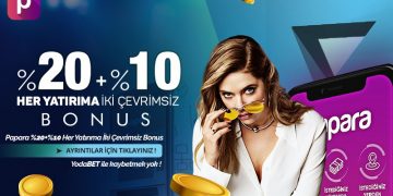 Yodabet %20 + %10 İki Çevrimsiz Papara Yatırım Bonusu yodabet-cevrimsiz-papara