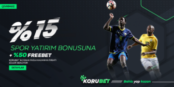 Korubet %15 Çevrimsiz Spor Yatırım + %50 Freebet korubet-spor-yatirim