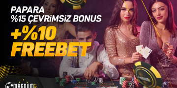 Magnumbet Papara %15 Çevrimsiz + %10 Freebet magnumbet-papara