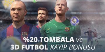 Paşacasino %20 Tombala ve 3D Futbol Kayıp Bonusu pasacasino-tombala-ve-spor-kayip-bonusu