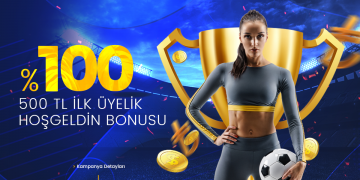 Tarabet %100 İlk Üyelik Hoş Geldin Bonusu tarabet-hosgeldin