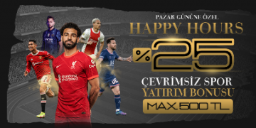 Baycasino Pazar Happy Hours %25 Çevrimsiz Yatırım Bonusu baycasino-cevrimsiz-yatirim