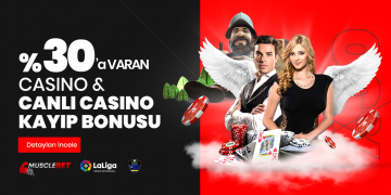 Musclebet %30 Casino Çevrimsiz Kayıp Bonusu musclebet-casino-kayip-cevrimsiz