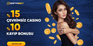 Sofyabet %15 Çevrimsiz Casino Yatırım + %10 Kayıp Bonusu sofyabet-casino-yatirim