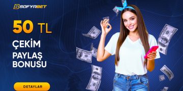 Sofyabet 50 TL Çekim Paylaş Bonusu sofyabet-cekim-paylas
