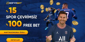 Sofyabet Haftasonu %15 Spor Çevrimsiz + %100 FreeBet sofyabet-spor-cevrimsiz