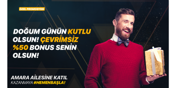 Betamara %50 Doğum Günü Bonusu betamara-dogum-gunu