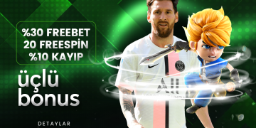 Bethouse %30 Freebet + 20 Freespin + %10 Kayıp Bonusu bethouse-uclu