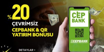 Betvakti %20 Çevrimsiz Cepbank ve QR Yatırım Bonusu betvakti-cepbank