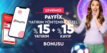 Loonabet Payfix Özel %15 Yatırım + %15 Kayıp Bonusu loonabet-payfix