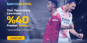 Santosbetting Tüm Yatırımlara %40 Çevrimsiz Freebet santosbetting-yatirim