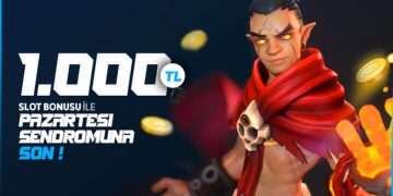 Hilarionbet Pazartesi 1000 TL Slot Bonusu hilarionbet-slot
