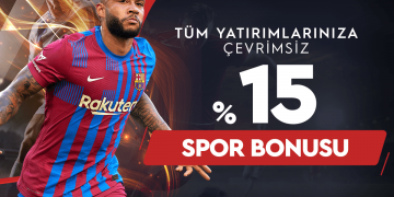 Yuubet %15 Çevrimsiz Spor Yatırım Bonusu yuubet-spor-cevrimsiz