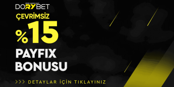 Dorybet %15 Çevrimsiz Payfix Yatırım Bonusu dorybet-payfix