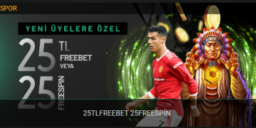 Gribet Yeni Üyelere 25 TL Freebet - Freespin gribet-freebet