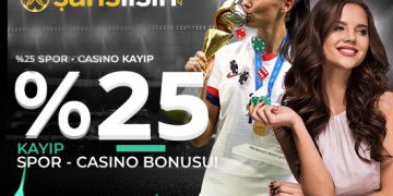 Şanslısın %25 Spor - Casino Kayıp Bonusu sanslisin-kayip-casino-spor