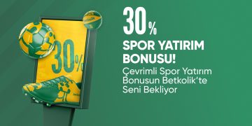 Betkolik %30 Spor Yatırım Bonusu betkolik spor