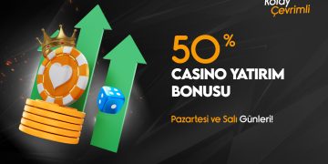 Ultrabet Pazartesi ve Salı %50 Casino Bonusu ultrabet-casino
