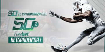 Betgarden 50₺ Yatırıma Özel %50 Free Bet! betgarden-freebet