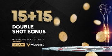 Vakkobahis %30 Double Shot Bonus vakkobahis-double