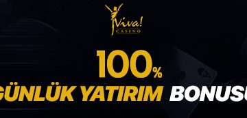 Casinoviva %100 Günlük Yatırım Bonusu casinoviva-yatirim