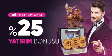 Haydibet 25% Kripto Yatırım Bonusu haydibet-kripto