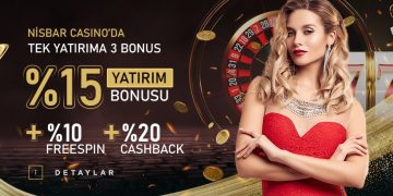 Nisbar %15 Casino Yatırım Bonusu nisbar-yatirim