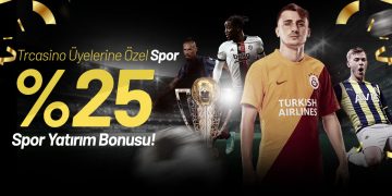 Trcasino %25 Spor Yatırım Bonusu trcasino-spor-yatirim