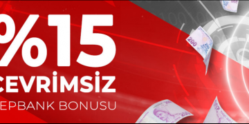 Turkbet %15 Çevrimsiz Cepbank Yatırım Bonusu turkbet-cepbank