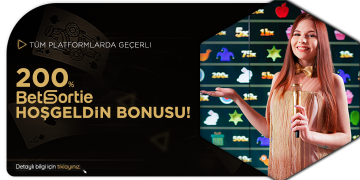 Betsortie 200% Hoşgeldin Bonusu betsortie-hosgeldin