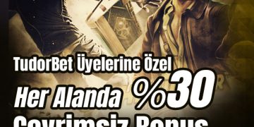 Tudorbet Her Alanda %30 Çevrimsiz Bonus tudorbet-cevrimsiz