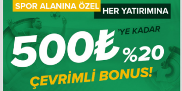 Markaj %20 Spor Yatırım Bonusu markaj-spor-yatirim