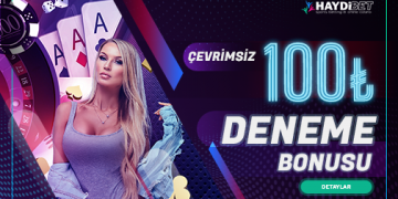 Haydibet 100 TL Çevrimsiz Deneme Bonusu haydibet-deneme