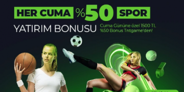 Tntgame Her Cuma %50 Spor Yatırım Bonusu tntgame-spor-yatirim-cuma