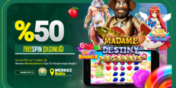 Merkez Bahis 50% Free Spin Çılgınlığı merkezbahis-freespin-yagmuru