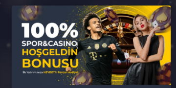Heybet 100% Spor ve Casino Hoşgeldin Bonusu heybet-hosgeldin
