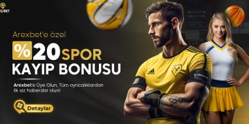 Arexbet 20% Spor Kayıp Bonusu arexbet kayip