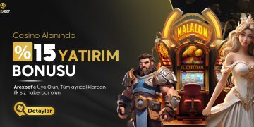 Arexbet 15% Yatırım Bonusu arexbet yatirim