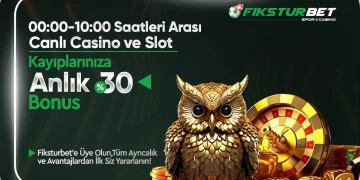 Fikstürbet 30% Gece Kayıp Bonusu fiksturbet gece kayip
